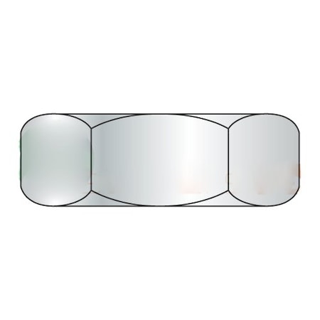 Newport Fasteners Machine Screw Nut, 1/4"-28, Steel, Zinc Plated, 0.193 in Ht, 5000 PK 754487